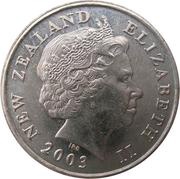 10 Cents - Elizabeth II 4th portrait; non-magnetic, large type obverse image