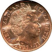 10 Cents - Elizabeth II 4th portrait; Remember the Tuatara obverse image