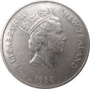 20 Cents - Elizabeth II 3rd portrait; Kiwi obverse image