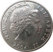 20 Cents - Elizabeth II 4th portrait; Pukaki, non-magnetic obverse image