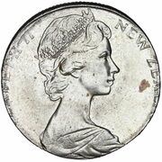 50 Cents - Elizabeth II 2nd portrait - Planchet Error obverse image