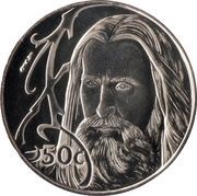 50 Cents - Elizabeth II 4th Portrait; Saruman reverse image