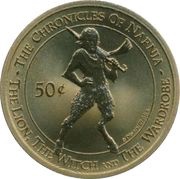 50 Cents - Elizabeth II 4th Portrait; Mr. Tumnus reverse image