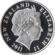 50 Cents - Elizabeth II 4th Portrait; Silver Proof Set issue obverse image