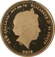 50 Cents - Elizabeth II 4th Portrait; Victoria Quarter Sovereign obverse image