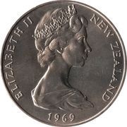 1 Dollar - Elizabeth II 2nd Portrait; Cook's Voyage obverse image