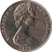 1 Dollar - Elizabeth II 2nd Portrait; Royal Visit obverse image