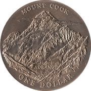 1 Dollar - Elizabeth II 2nd Portrait; Royal Visit reverse image