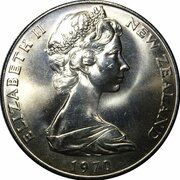 1 Dollar - Elizabeth II 2nd Portrait; Cook Islands obverse image