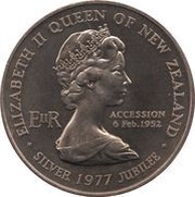 1 Dollar - Elizabeth II 2nd Portrait; Waitangi Day obverse image