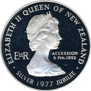 1 Dollar - Elizabeth II 2nd Portrait; Waitangi Day, Silver Proof obverse image