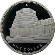 1 Dollar - Elizabeth II 2nd Portrait; Coronation Jubilee, Silver Proof, New Zealand, 1978 reverse image