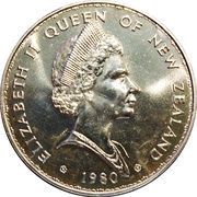 1 Dollar - Elizabeth II Berry Portrait; Fantail Bird obverse image