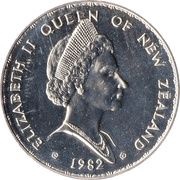 1 Dollar - Elizabeth II Berry Portrait; Takahe Bird obverse image