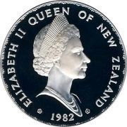 1 Dollar - Elizabeth II Berry Portrait; Takahe Bird, Silver Proof obverse image