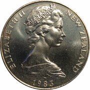 1 Dollar - Elizabeth II 2nd Portrait; Royal Visit obverse image