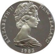 1 Dollar - Elizabeth II 2nd Portrait; Royal Visit, Silver Proof obverse image