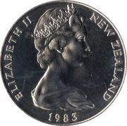 1 Dollar - Elizabeth II 2nd Portrait; Coinage Anniversary obverse image