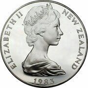 1 Dollar - Elizabeth II 2nd Portrait; Coinage Anniversary, Silver Proof obverse image