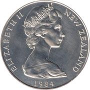 1 Dollar - Elizabeth II 2nd Portrait; Black Robin obverse image