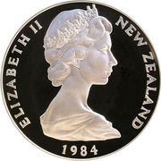 1 Dollar - Elizabeth II 2nd Portrait; Black Robin, Silver Proof obverse image