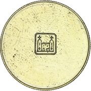 1 Dollar Pattern, New Zealand, 1985 reverse image