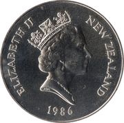 1 Dollar - Elizabeth II 3rd Portrait; Royal Visit obverse image