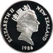1 Dollar - Elizabeth II 3rd Portrait; Royal Visit, Silver Proof obverse image