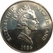 1 Dollar - Elizabeth II 3rd Portrait; Kakapo Bird obverse image
