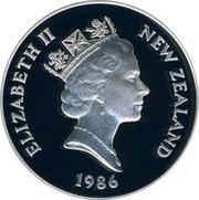 1 Dollar - Elizabeth II 3rd Portrait; Kakapo Bird, Silver Proof obverse image