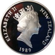 1 Dollar - Elizabeth II 3rd Portrait; Runner, Silver Proof obverse image