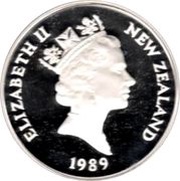 1 Dollar - Elizabeth II 3rd Portrait; Gymnast, Silver Proof obverse image