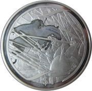 1 Dollar - Elizabeth II 4th Portrait; Helm's Deep, New Zealand, 2003 reverse image