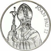 10 Diners Pope John Paul II, Andorra, 2004 reverse image