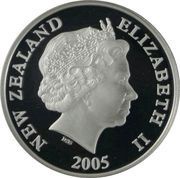 1 Dollar - Elizabeth II 4th Portrait; Roaring King Kong; Silver Proof obverse image