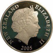 1 Dollar - Elizabeth II 4th Portrait; Rowi Kiwi obverse image