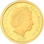 1 Dollar - Elizabeth II 4th Portrait; International Polar Year, Gold Proof obverse image