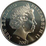 1 Dollar - Elizabeth II 4th Portrait; Diamond Wedding Anniversary obverse image