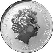 1 Dollar - Elizabeth II 4th portrait; Kiwi obverse image