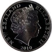 1 Dollar - Elizabeth II 4th Portrait; Mauisaurus obverse image