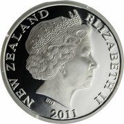 1 Dollar - Elizabeth II 4th Portrait; The Webb Ellis Cup obverse image
