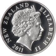 1 Dollar - Elizabeth II 4th Portrait; Silver Currency Set Issue obverse image