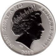 1 Dollar - Elizabeth II 4th portrait; Kiwi obverse image