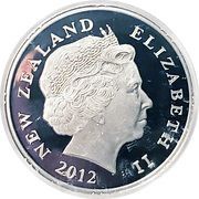1 Dollar - Elizabeth II 4th Portrait; Hei Matau obverse image
