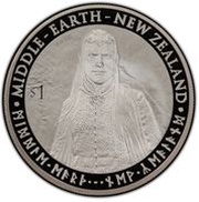 1 Dollar - Elizabeth II 4th Portrait; Elrond, New Zealand, 2012 reverse image