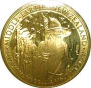 1 Dollar - Elizabeth II 4th Portrait; Gandalf, New Zealand, 2012 reverse image