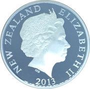 1 Dollar - Elizabeth II 4th Portrait; Maori Art - Koru; Silver Proof obverse image