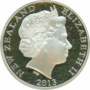 1 Dollar - Elizabeth II 4th portrait; The Queen's Coronation 60th Anniversary obverse image