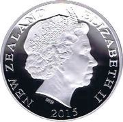 1 Dollar - Elizabeth II 4th Portrait; Cricket World Cup obverse image
