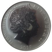 1 Dollar - Elizabeth II 4th Portrait; Stewart Island Kiwi obverse image